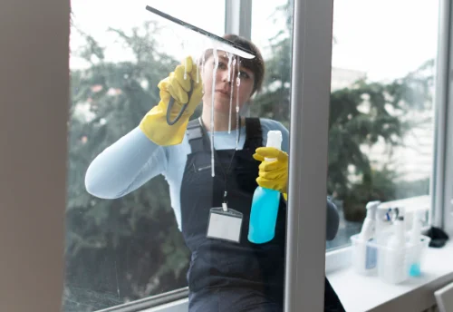 Nettoyage de vitres intérieures et extérieures à Thurageau